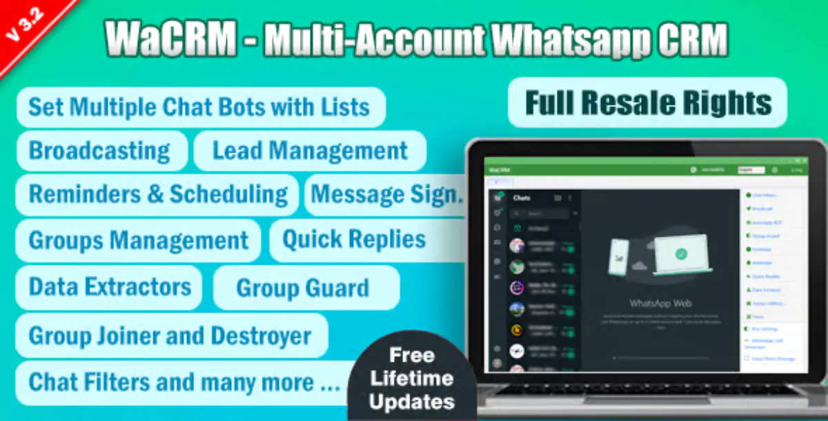 Whatsapp CRM Software Source Code for Sale | Boost Your Business Communication!